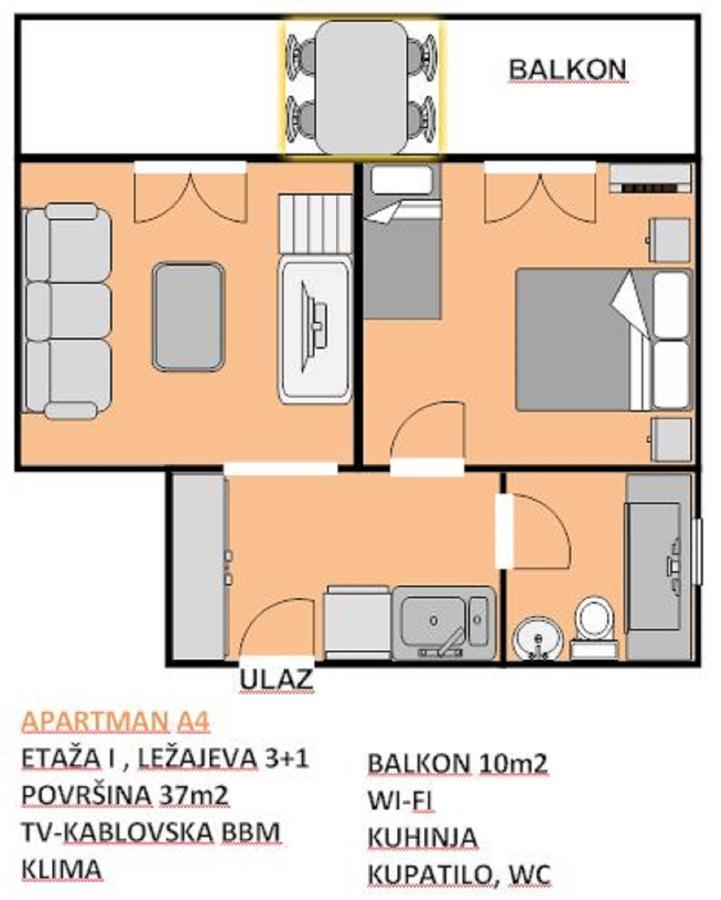 Apartments Djulija Sutomore Exterior foto